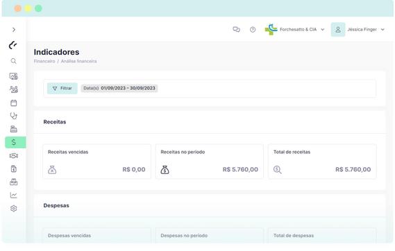 Monitore em tempo real o fluxo de caixa