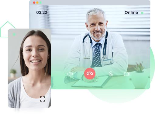 Como fazer a consulta por chamada de vídeo?