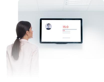 Trabalhe com painel de chamadas